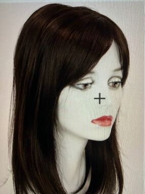 Godiva Secret Topper TAYLOR Top with Roots - Coffee Latte - R  NWT